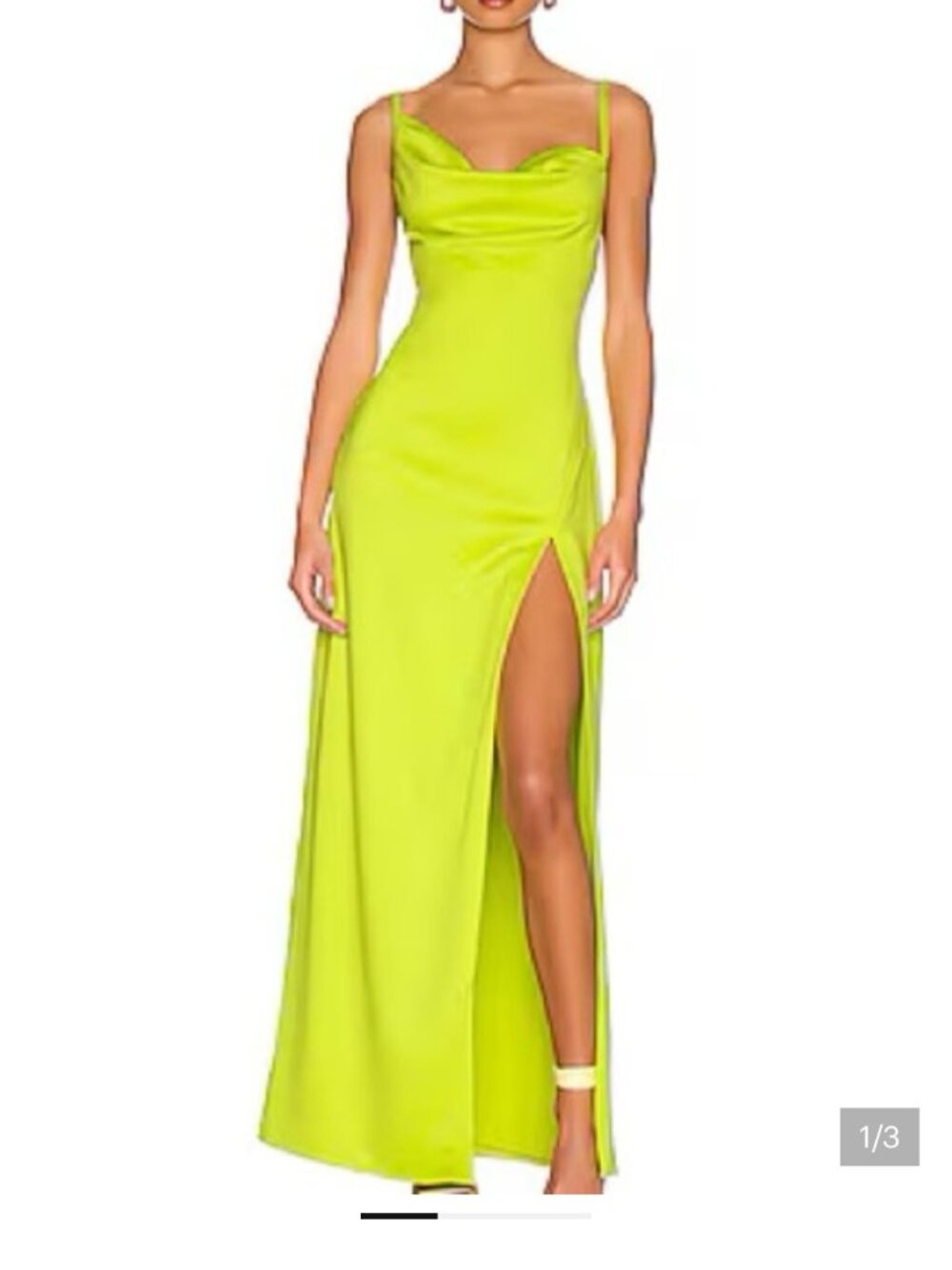 Camila Coelho Reyna Maxi Dress Lime Green